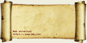 Jabuka Radmanovac vizit kartica